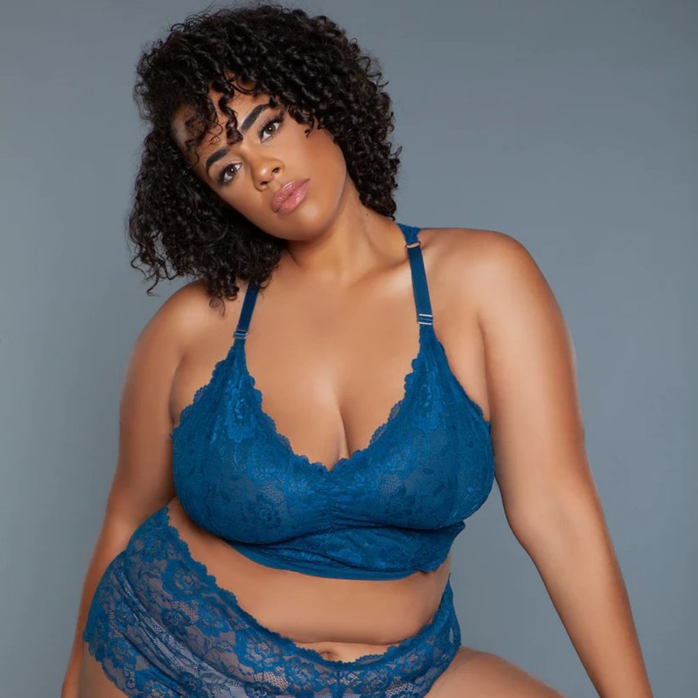 BeWicked - 2252P Cindy Cami Set Deep Royal - Lingerie For Women